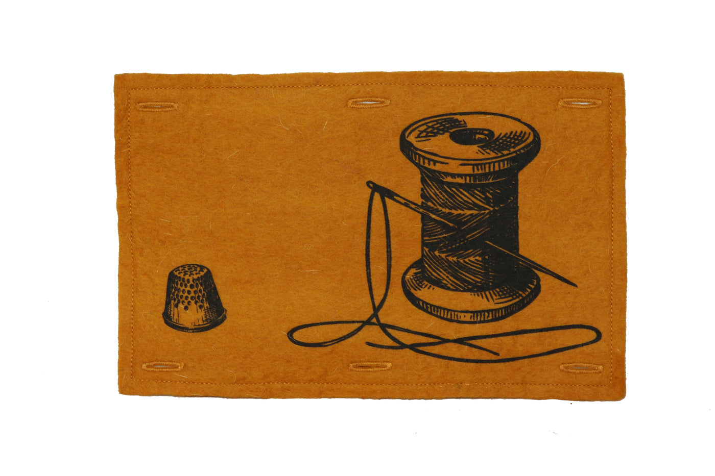 Handmaker Button On Hand Printed Art Panels