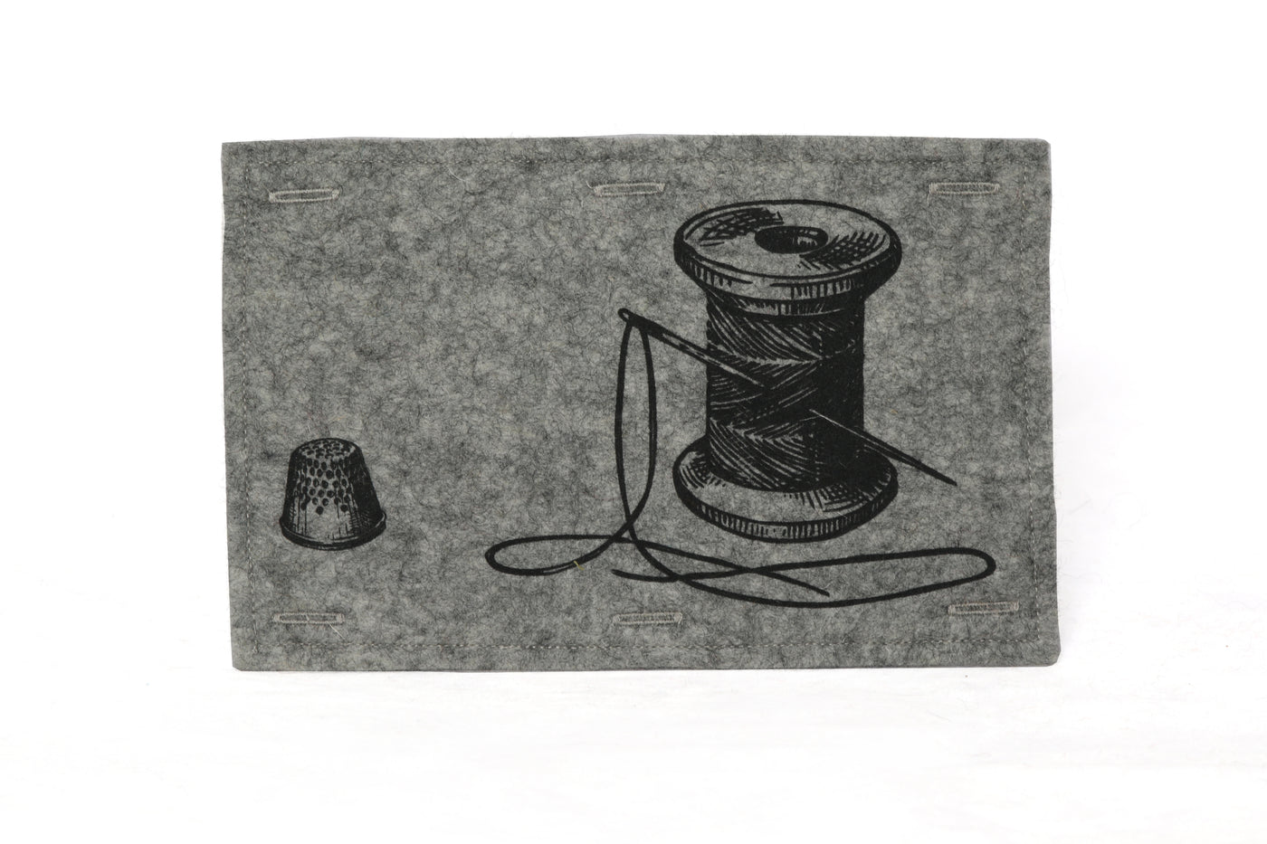 Handmaker Button On Hand Printed Art Panels