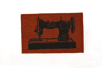 Handmaker Button On Hand Printed Art Panels