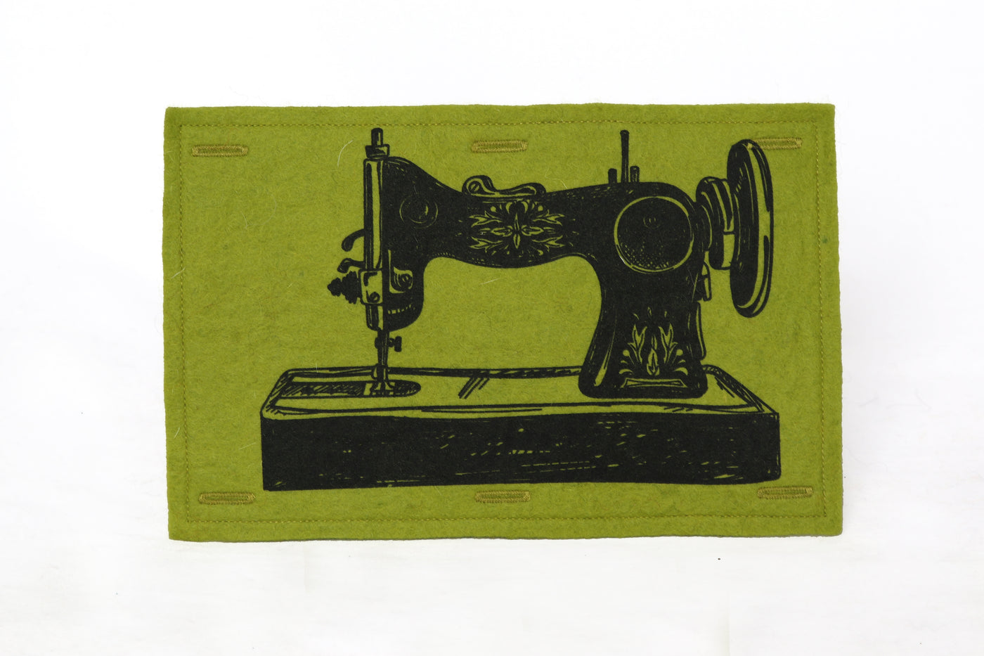 Handmaker Button On Hand Printed Art Panels