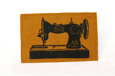 Handmaker Button On Hand Printed Art Panels