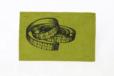 Handmaker Button On Hand Printed Art Panels