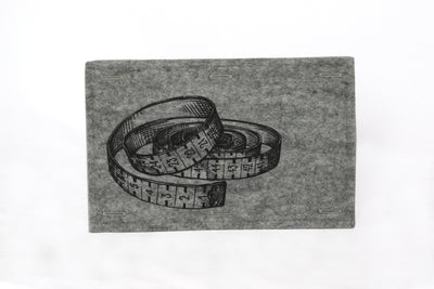 Handmaker Button On Hand Printed Art Panels