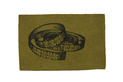 Handmaker Button On Hand Printed Art Panels