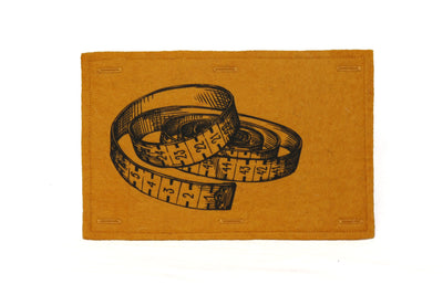 Handmaker Button On Hand Printed Art Panels