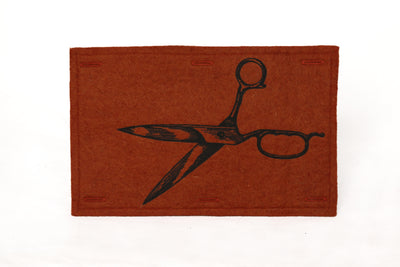 Handmaker Button On Hand Printed Art Panels
