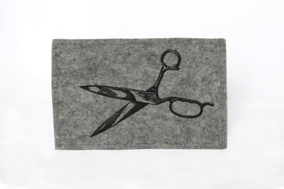 Handmaker Button On Hand Printed Art Panels