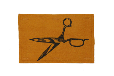 Handmaker Button On Hand Printed Art Panels