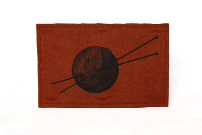 Handmaker Button On Hand Printed Art Panels