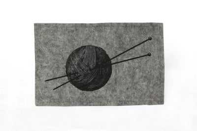 Handmaker Button On Hand Printed Art Panels