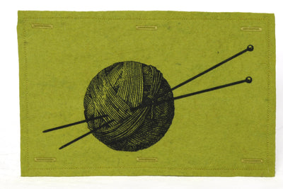 Handmaker Button On Hand Printed Art Panels
