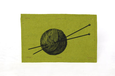 Handmaker Button On Hand Printed Art Panels