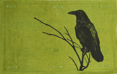 Nature Button On Hand Printed Art Panels