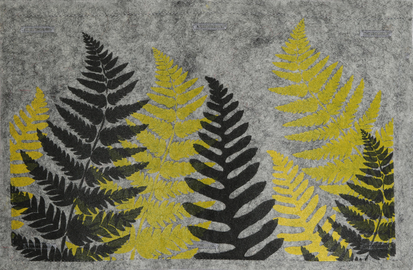Nature Button On Hand Printed Art Panels