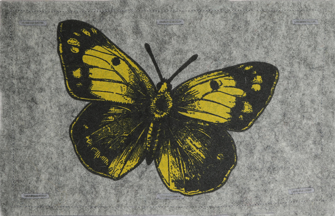 Nature Button On Hand Printed Art Panels