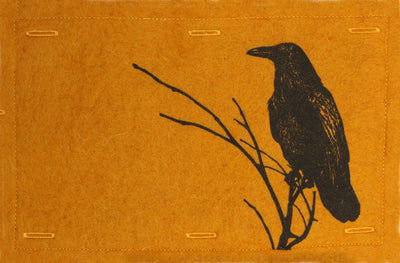 Nature Button On Hand Printed Art Panels