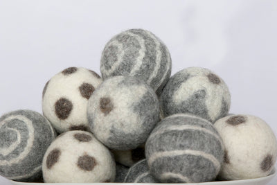 Felt Dryer Ball - Flower/Dot/Swirl