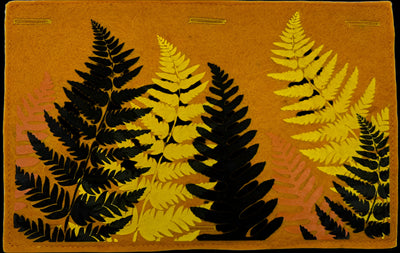 Nature Button On Hand Printed Art Panels