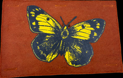 Nature Button On Hand Printed Art Panels