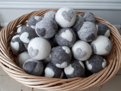 Felt Dryer Ball - Heart