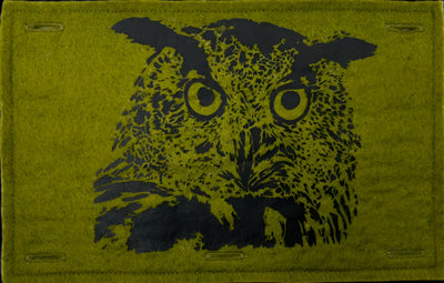 Nature Button On Hand Printed Art Panels