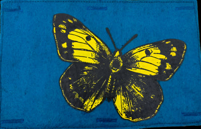 Nature Button On Hand Printed Art Panels