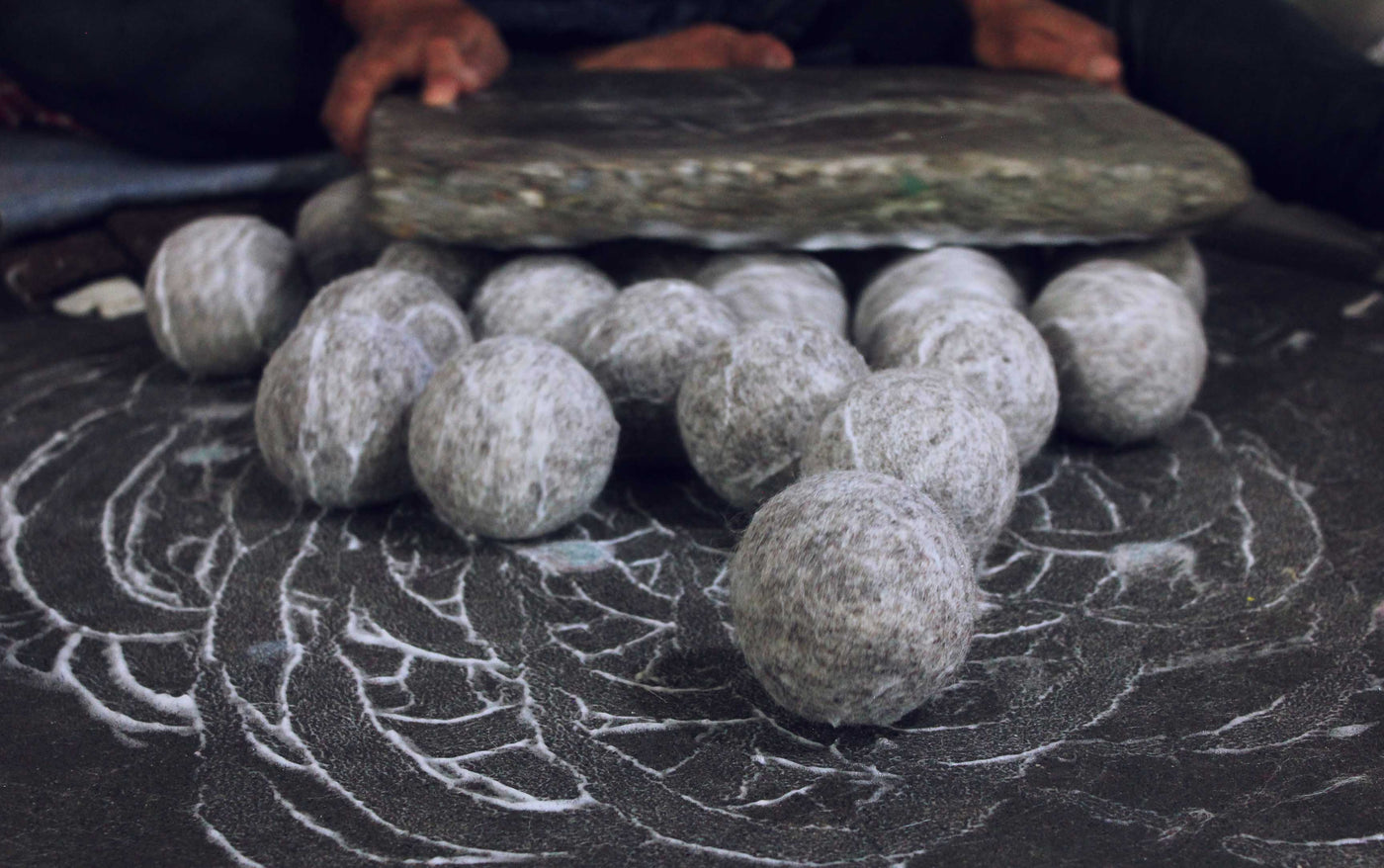 Felt Dryer Ball - Flower/Dot/Swirl