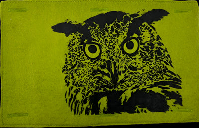 Nature Button On Hand Printed Art Panels