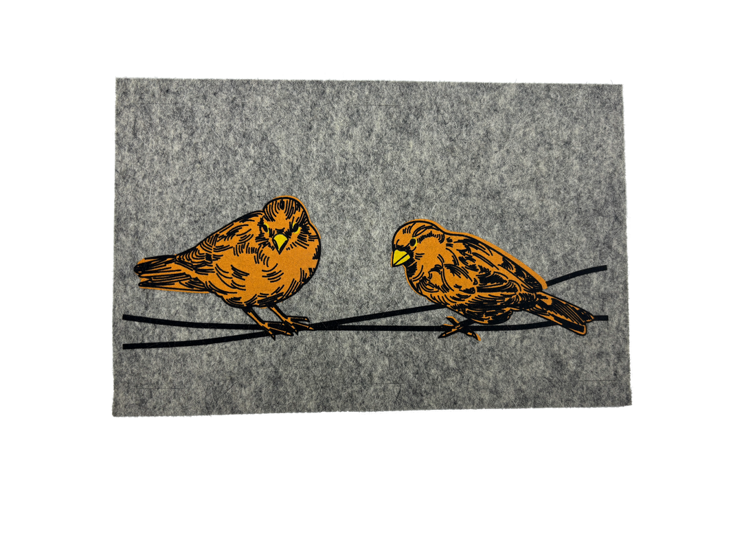 Nature Button On Hand Printed Art Panels – Fibres of Life