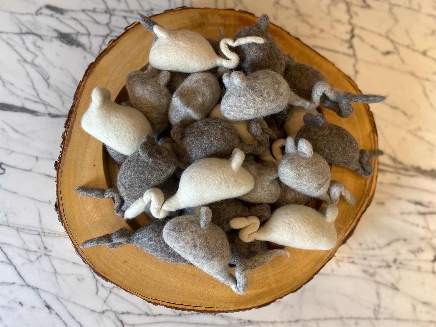 Felt Cat Mouse Toy